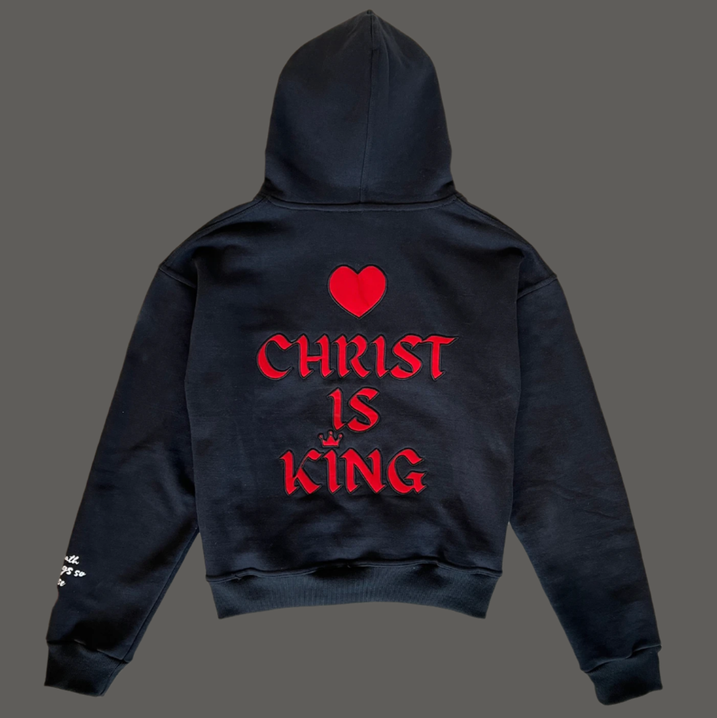 Black "Christ is King" Hoodie