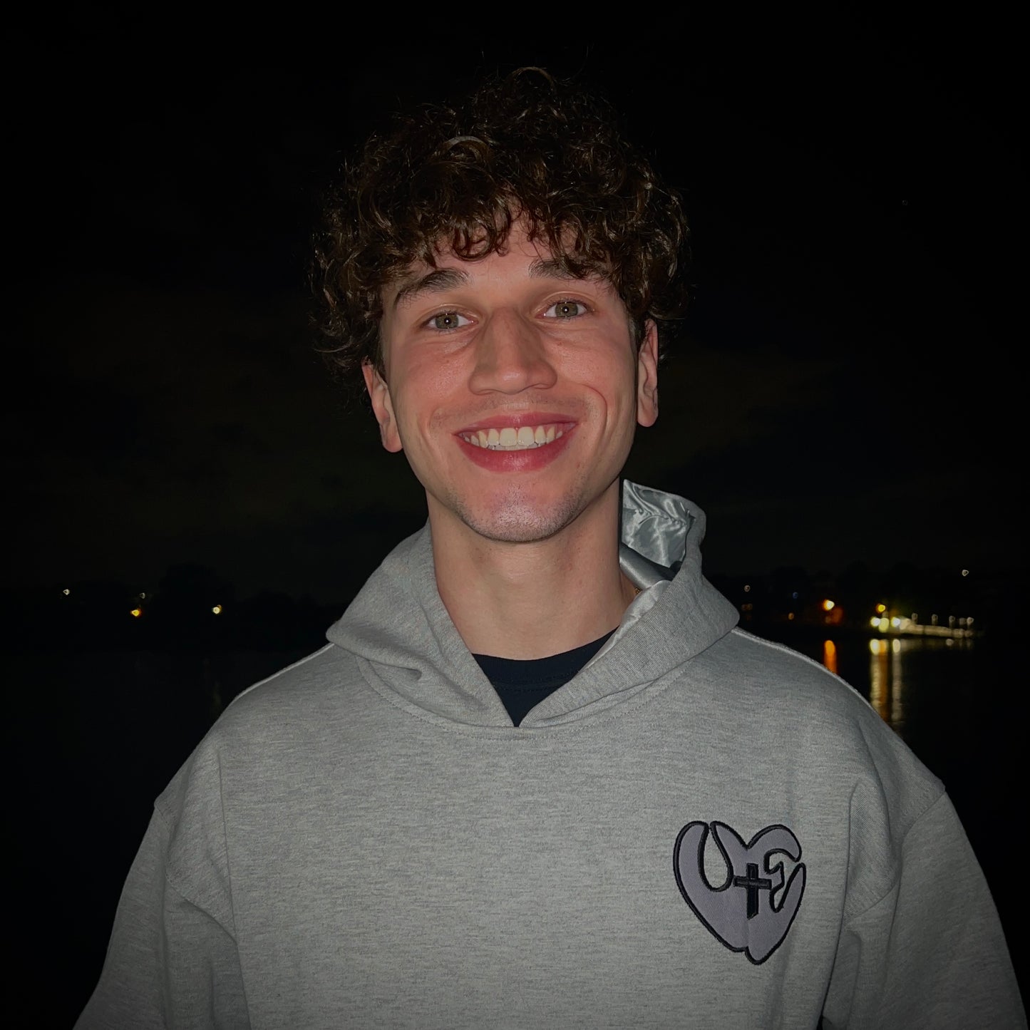 Gray "Christ is King" Hoodie
