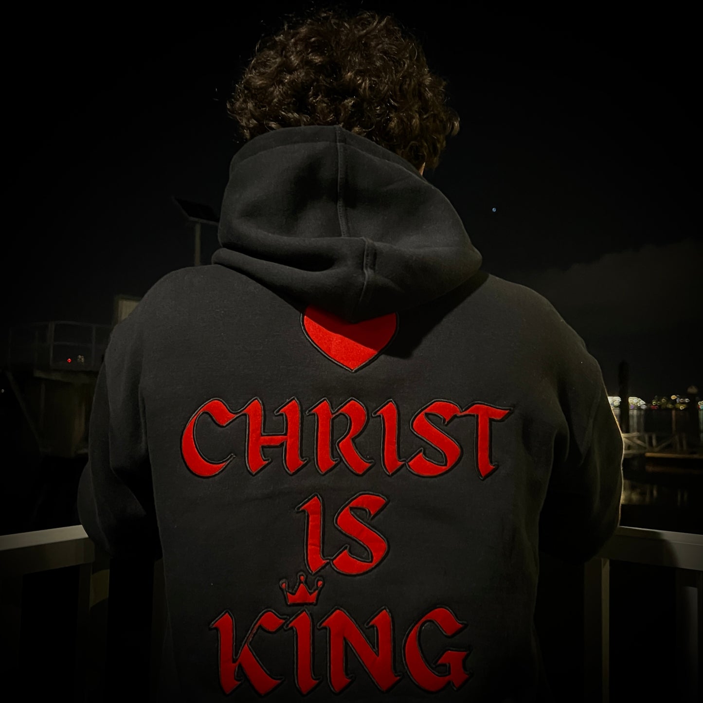 Black "Christ is King" Hoodie