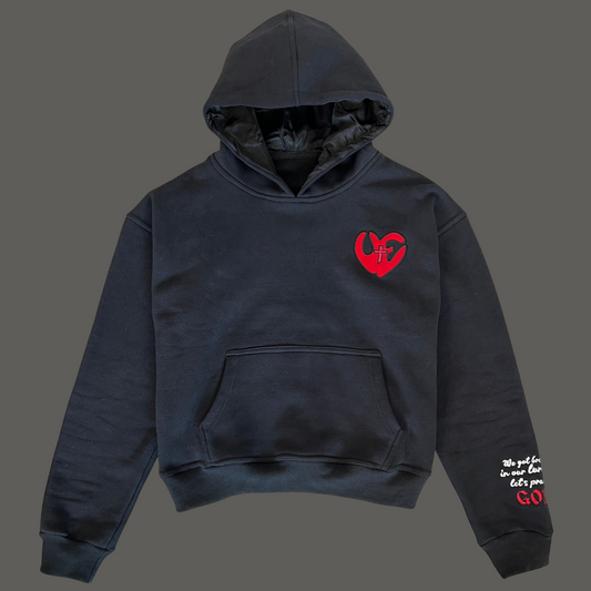 Black "Christ is King" Hoodie