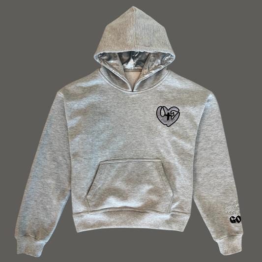 Gray "Christ is King" Hoodie