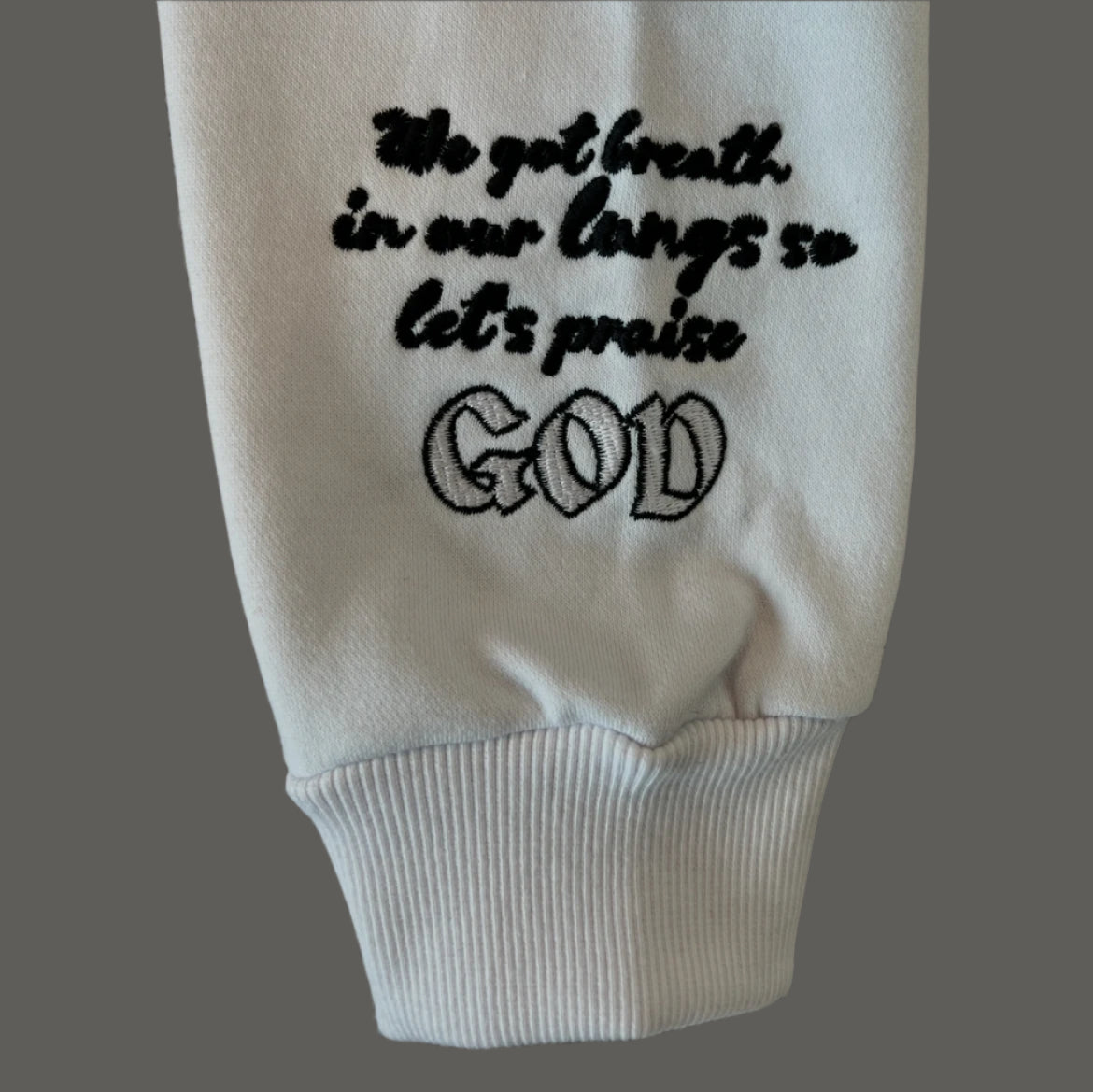 White "Christ is King" Hoodie