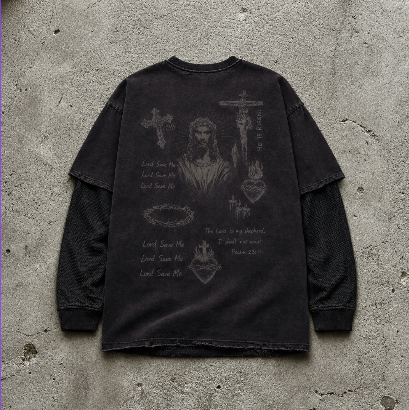 "ONE KING" SKATER LONG SLEEVE