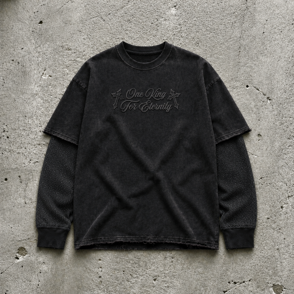 "ONE KING" SKATER LONG SLEEVE