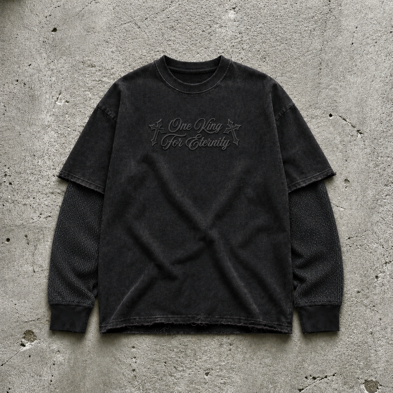 "ONE KING" SKATER LONG SLEEVE