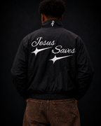 "Jesus Saves" Windbreaker
