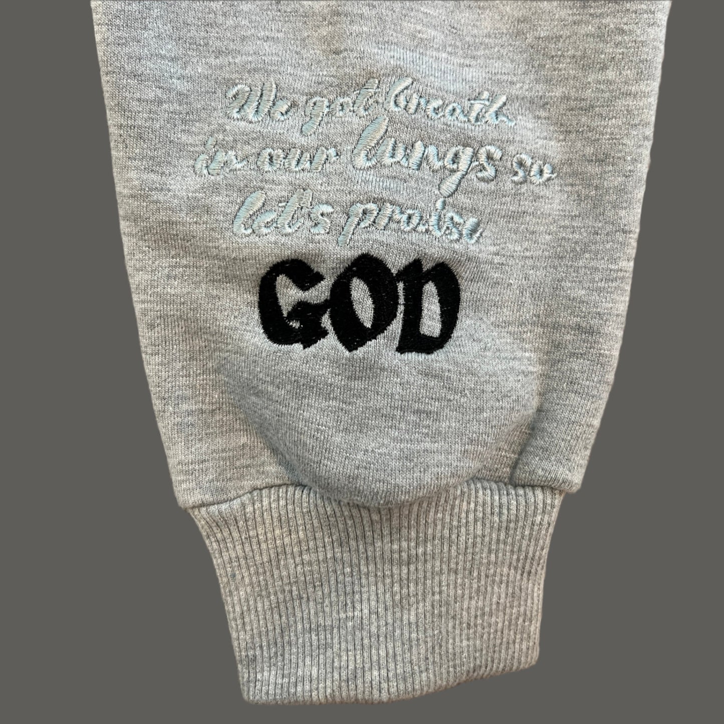 Gray "Christ is King" Hoodie